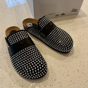 JW Anderson BNIB Crystal Stud Comfort Loafers